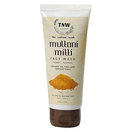 TNW –THE NATURAL WASH Multani Mitti Face Wash For Tanning & Pigmentation (Paraben/Sulphate Free) - 100 ml