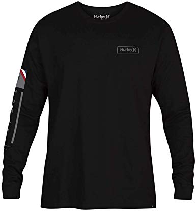 Hurley Men's Premium Arm Long Sleeve Tshirt