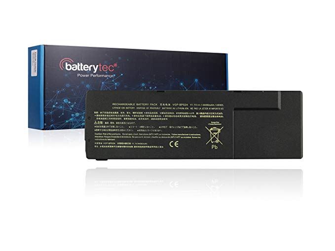 Batterytec® Laptop Battery for SONY VAIO VGP-BPL24 VGP-BPS24 VGP-BPSC24, SONY VAIO VPCSA VPCSB VPCSC VPCSE, SONY VAIO SA SB SC SD SE.[11.1V 4400mAh 1 Year Warranty]