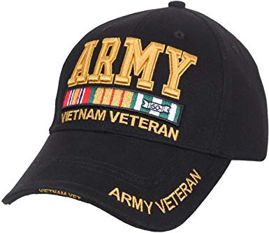 ROTHCO Army Vietnam Vet Deluxe Low Pro Cap Black