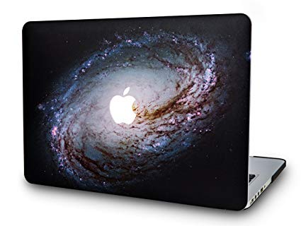 KEC Laptop Case for MacBook Air 13" Plastic Case Hard Shell Cover A1369 / A1466 Space Galaxy (Milky 2)