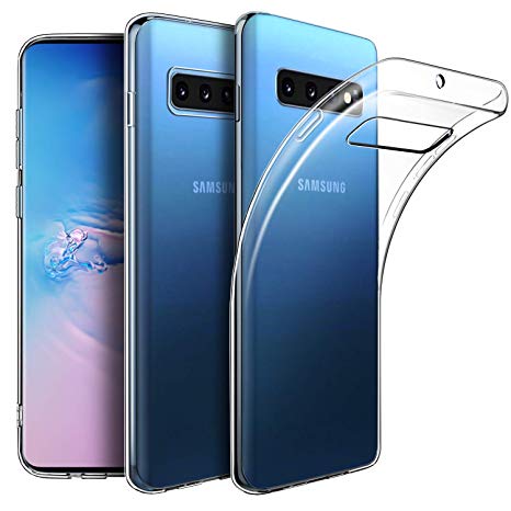 EasyAcc Case for Samsung Galaxy S10, Soft TPU Crystal Clear Slim Anti Slip Case Transparent Back Protector Cover for Samsung Galaxy S10