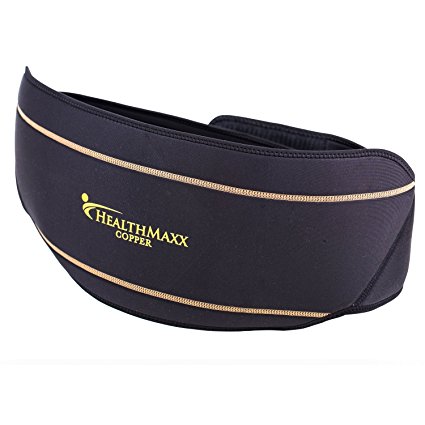 Lower Back Brace - Copper Compression Provides Back Support And Lumbar Support. Medical Grade Back Brace Support Brings Lasting Relief For Work & Sports Pain. Adjustable (Waist 39" - 50")