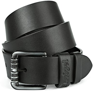 Shvigel Leather Men's Belt - Casual Jean & Dress Belt for Men - Gift Box