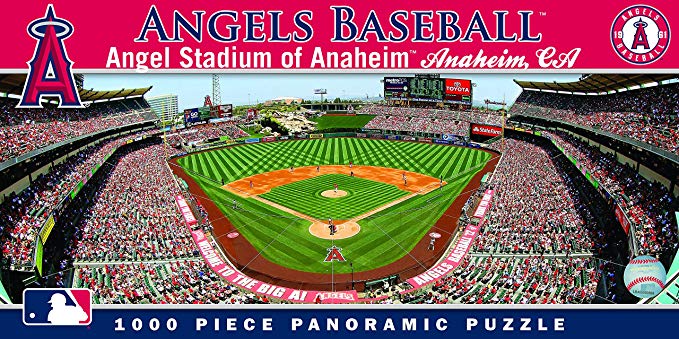 MasterPieces MLB Anaheim Angels Stadium Panoramic Jigsaw Puzzle, 1000-Piece