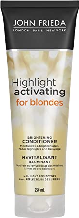 John Frieda Highlight Activating Brightening Conditioner for Blondes, 250 mL (Packaging May Vary)