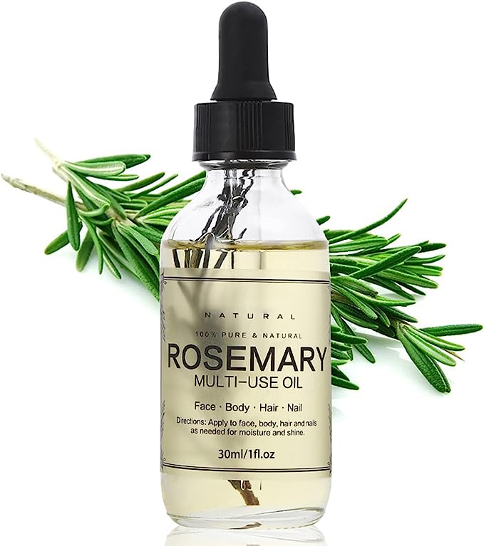 Rosemary Hair Growth Oil - Rosemary Massage Oil - Pure, Natural, Authentic & Premium Oil Great for Hair Care - Skincare, Massage and Aromatherapy 30ml/1 fl.oz