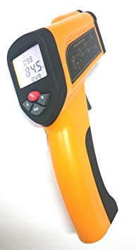 Perfect-Prime TM6896, High Temperature -50 ~ 2462°F Infrared Laser Thermometer w/ K-Type Clamp