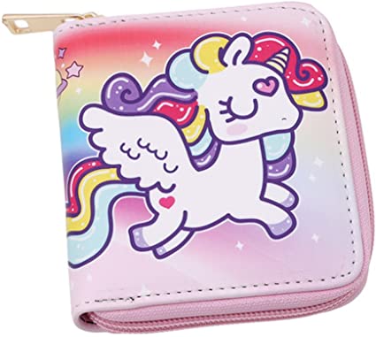 HENGSONG Women Teen Girls Cute Unicorn Long Card Wallet For Shopping Party