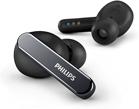 Philips T5506 True Wireless Headphones with Noise Canceling Pro (ANC PRO) and Up to 32hrs Playtime with Wireless Charging Case, Black