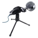 Tonor Professional 35 mm Stereo Plug Studio Condenser Recording Desktop Microphone