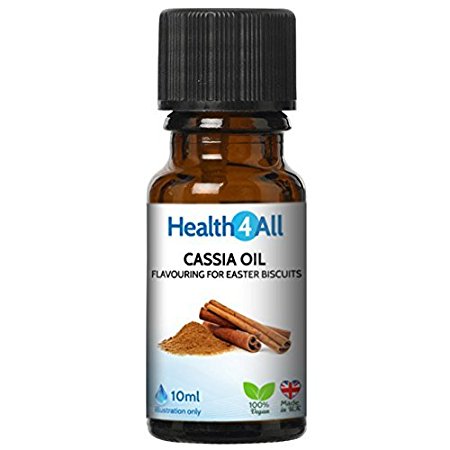 Health4All Cassia Oil 10mg High Quality Food Flavouring | Easter biscuits flavouring | Free UK Delivery, 1 Pack