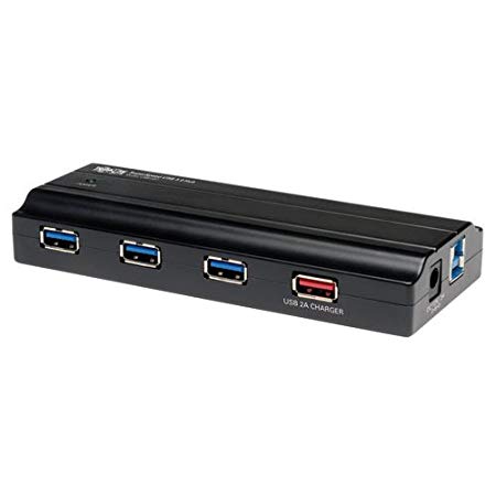 Tripp Lite 7-Port USB-A 3.0 SuperSpeed Hub with 2A USB Charging Port for Fast Charging (U360-007)