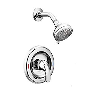 Moen 82604 Finish Adler 1-Handle 1-Spray Shower Faucet with Valve in Chrome