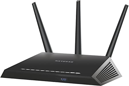 Netgear R7000 Dual-band (2.4 GHz / 5 GHz) Gigabit Ethernet Black wireless router