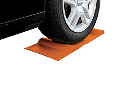 Park Smart Car Mat - Garage Curb Parking Aid or Tire Wheel Chock Stops