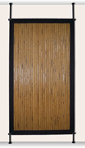 Versailles Home Fashions PP015-19 Bamboo Privacy Panel, 38" x 68", Honey