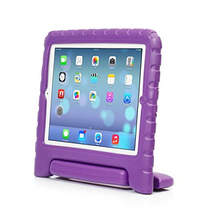 iPad case, iPad 2 /3 / 4 case, Anken [Shockproof] Case Light Weight Kids Friendly Case Super Protection Cover Handle Stand Case For iPad 2 / 3 / 4 (iPad 2 / 3 / 4, purple)