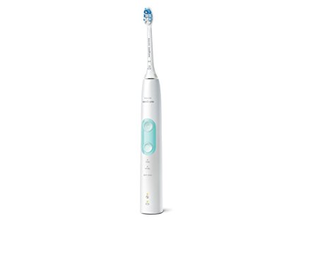 Philips Sonicare ProtectiveClean 5100 Gum Health, Rechargeable electric toothbrush with pressure sensor, White Mint HX6857/32