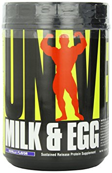 Universal Nutrition System Milk & Egg Protein, Vanilla,  1.5-pound Jar