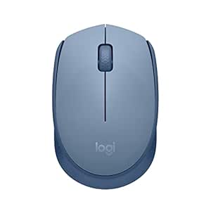 Logitech M171 Wireless Mouse for PC, Mac, Laptop, 2.4 GHz with USB Mini Receiver, Optical Tracking, 12-Months Battery Life, Ambidextrous - Grey