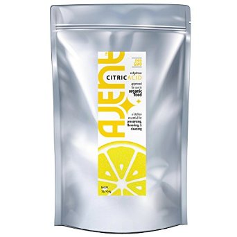Ajent Citric Acid 100% Pure Food Grade Non-GMO (Approved for Organic Foods) 1 Pound