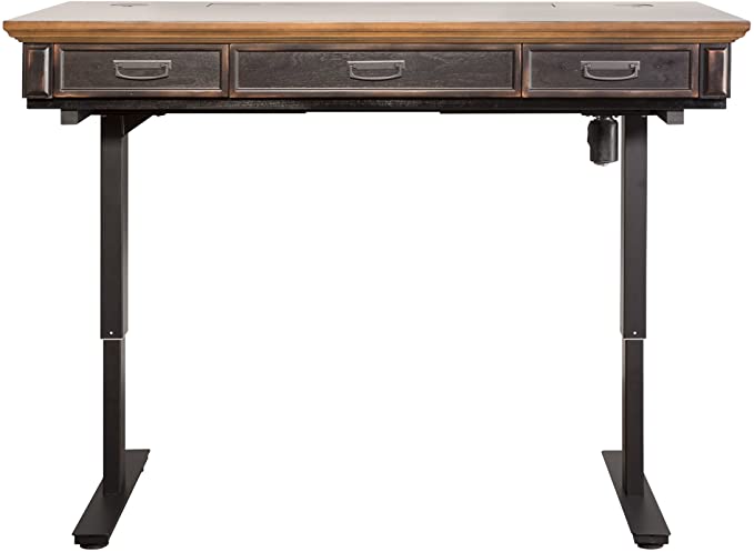 Martin Furniture Electric Hartford Sit/Stand Desk, Brown