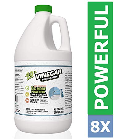 40% Vinegar Concentrate | Acetic Acid Cleaning Vinegar | Home & Garden - 1 Gallon
