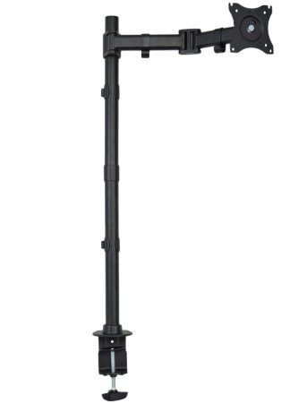 VIVO Single Monitor Desk Mount Extra Tall Fully Adjustable Stand for up to 27" Screen (STAND-V001T)