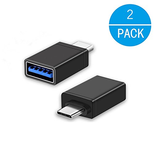 USB C Adapter, ARKTeK USB C Male to USB A 3.0 Female OTG Adapter for MacBook, Google Pixel, Nexus 6P/5X, Microsoft Lumia and More [2 Pack]