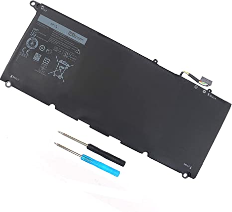 60WH PW23Y Laptop Battery for Dell XPS 13 9360 13-9360-D1605G 13-9360-D1609 13-9360-D1505 13-9360-D1509 13-9360-D1705 13-9360-3591SLV XPS 13 2017 Series P54G002 TP1GT RNP72 0RNP72 0TP1GT