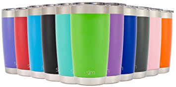 Simple Modern 20oz Cruiser Tumbler - Vacuum Insulated Double-Walled 18/8 Stainless Steel Hydro Travel Mug - Powder Coated Coffee Cup Flask - Candy Apple Green