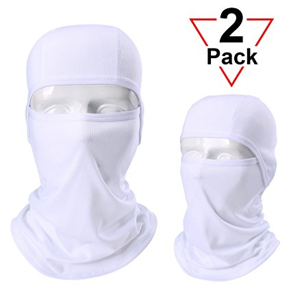 AXBXCX 2 Pack Balaclava - Breathable Face Mask Windproof Dust Sun UV Protection for Motorcycle Cycling Hunting Fishing Outdoor Sports Activities
