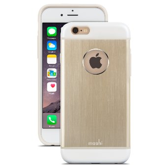 Moshi iGlaze Armour Premium Aluminum Case for iPhone 6/6s (Satin Gold)