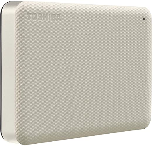 Toshiba Canvio Advance 4TB Portable External Hard Drive USB 3.0, White - HDTCA40XW3CA