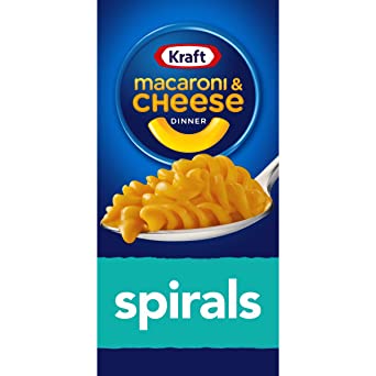 Kraft Macaroni and Cheese Dinner Spirals- 156 Grams