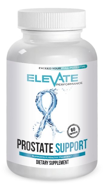 All Natural Elevate Performance Prostate Support Supplement For Men - Promotes Sexual Health - Encourage Healthy Prostate & Urinary Function - Special Proprietary Blend - Made in USA