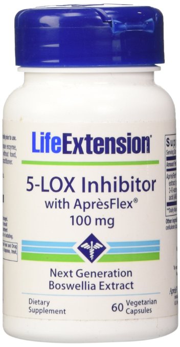 Life Extension 5-LOX Inhibitor w/ Apres Flex 100 Mg 60 veggie caps