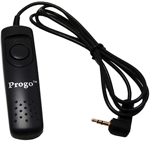 Progo Wired Remote Shutter Release Control RS-60E3 Replacement For Canon Rebel T6i, T6S, T5 T5i T4i T3i T3 T2i T1i XT XTi XSi, EOS 700D 650D 600D 550D 500D 1100D 60D 70D, PowerShot G16 G15 G12 G11 G10 G1 X