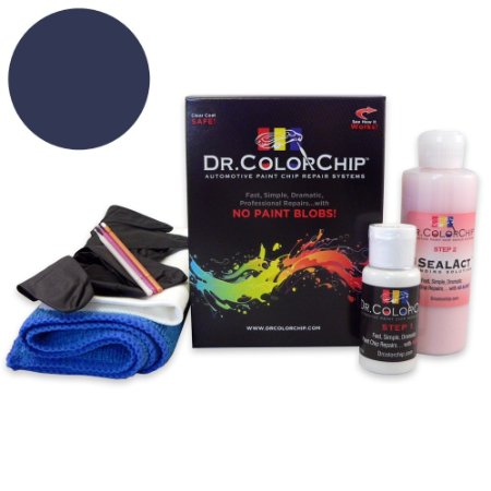 Dr. ColorChip BMW 3 Series Automobile Paint - Monaco Blue Metallic A35 - Road Rash Kit