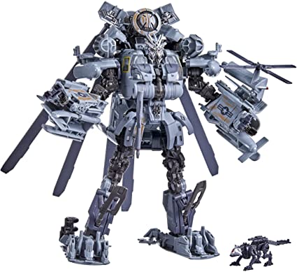 Transformers Toys Studio Series 73 Leader Class Revenge of The Fallen Grindor and Ravage Action Figure - Kids Ages 8 and Up, 8.5-inch