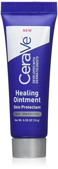 CeraVe Healing Ointment 0.35 oz with Petrolatum Ceramides for Protecting and Soothing Cracked, Chafed Skin