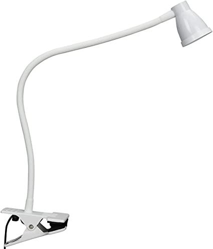 PSIVEN Clamp Lamp Reading Light, Clip on Light LED Clamp Light, Dimmable Gooseneck Table Lamp, 3 Color Modes, Eye Care, Desk Lamp with Clamp/Clip on Bed Light for Headboard, Office, Workbench