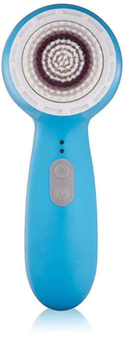 Michael Todd Soniclear Petite Antimicrobial Facial Cleansing Brush System, 3-Speed Sonic Powered Exfoliating Face Brush