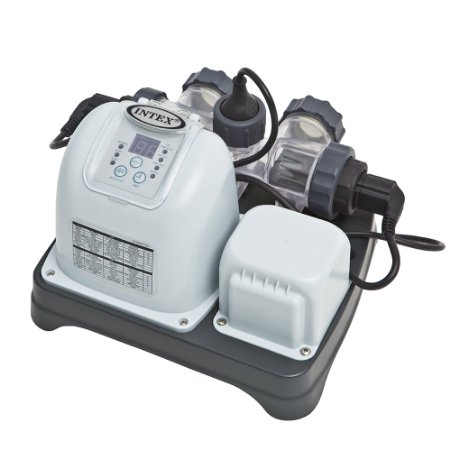 Intex 120V Krystal Clear Saltwater System CG-28667 with E.C.O. (Electrocatalytic Oxidation) for Above Ground Pools