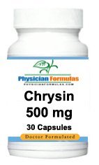 2 Bottles Chrysin 500 mg, 30 Capsules, Anti-inflammation & Anti-oxidation - Endorsed by Dr. Ray Sahelian, M.D