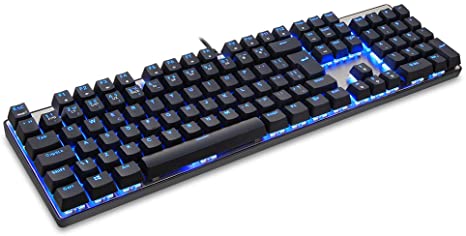 Docooler MOTOSPEED CK104 USB Wired Mechanical Gaming Keyboard Portuguese Key caps Red Blue Switch Keyboard for PC Laptop