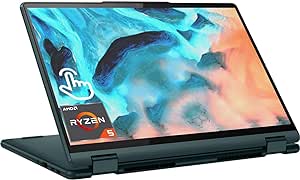 Lenovo Yoga 6 2-in-1 Convertible Touchscreen Laptop, 13.3"" WUXGA (1920 x 1200) Laptop, 8GB RAM, 512GB SSD, AMD Ryzen 5 7530U(up to 4.5GHz, Beat Intel i7-1165G7), Thin, WiFi 6, Win 11 Home