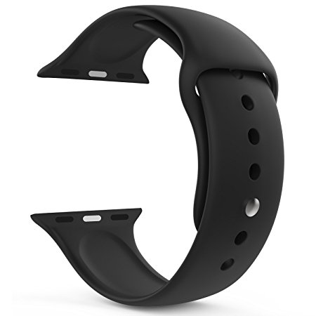 Band for Apple Watch Series 3 38mm 42mm, Yimzen Soft Silicone Replacement Sport Band iWatch Strap for Apple Watch Series 3 Series 2 Series 1, S/M M/L Size