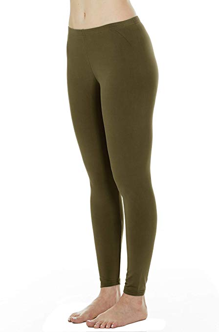 Thermajane Women's Ultra Soft Thermal Underwear Pants Fleece Lined Bottoms Long John Leggings